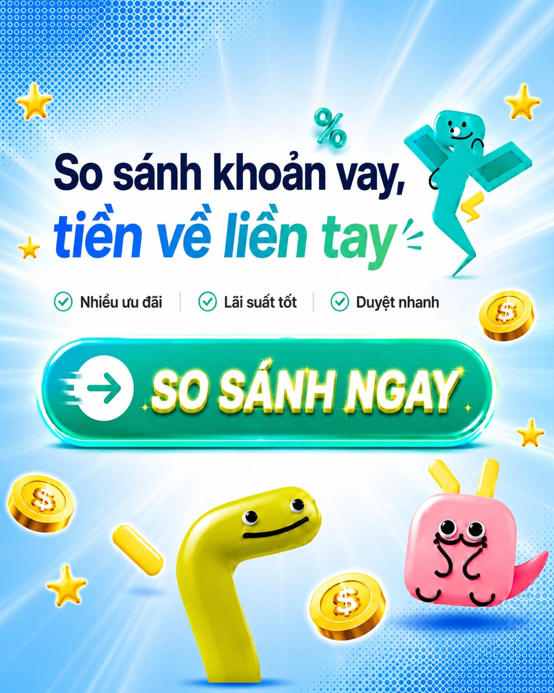 So sánh khoản vay